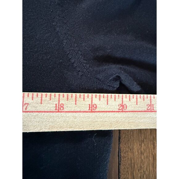 Ted Baker London Lightweight Black Wool Sweater Size 3(s/m) Old money MSRP $175 - Picture 6 of 11
